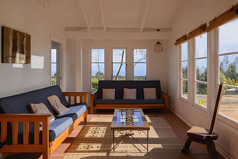 Cabaña en el campo en la costa de Pelluhue
