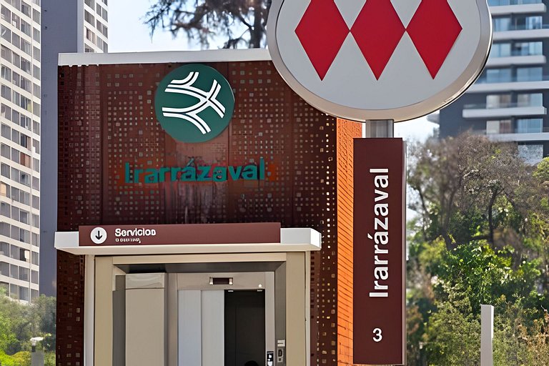 Moderno depto a pasos del Metro y Barrio Italia
